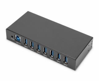 DIGITUS DA-70258 USB 3.0 Hub 7-port, průmyslová řada