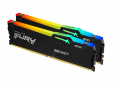 Kingston FURY Beast DDR5 64GB (Kit 2x32GB) 6000MT/s DIMM CL30 RGB XMP