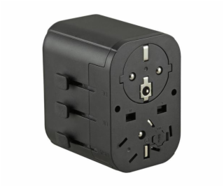 Adaptér Jupio Travel Adapter 2x USB-A 1x USB-C 15.5W uviv...