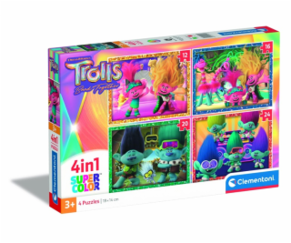 Delione Clementoni TROLLS 4IN1 21527, 19 cm x 14 cm