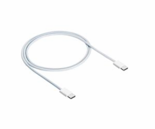 Akyga Kabel USB-C / USB-C 2.0 60W, bílá  1m