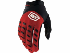 100% rukavice 100% Airmatic Youth Glove Red Black Velikost L (délka ruky 160-170 mm) (nové)