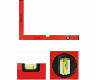 AWTools 90° štvorec s vodováhou 50 x 80 cm (AW30108)