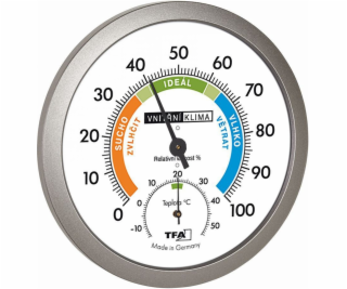 TFA 45.2042.50CZ - Kombinace (Teploměr + Vlhkoměr) 120 mm 