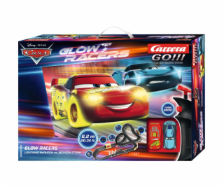 Carrera GO!!! Auta Disney Pixar - Glow Racers, závodní dráha