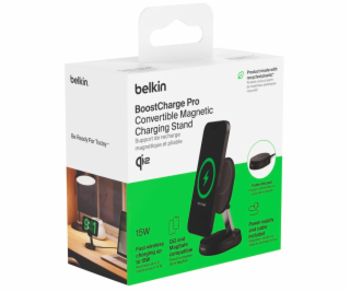 Belkin BOOST Charge Pro Qi2 15W magnetic Charger bla. WIA...