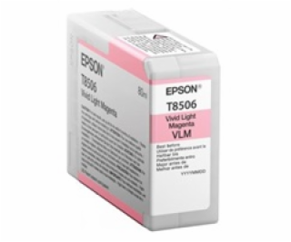 Epson ink cartridge vivid light magenta T 850 80 ml      ...