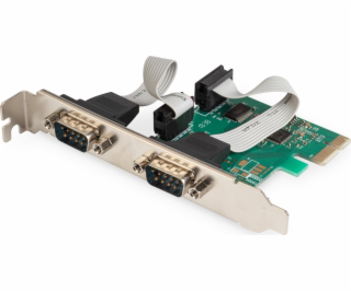 Karta /Kontroler RS232 PCI Express, 2xDB9, Low Profile, C...