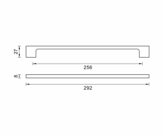 Rankenele DOMOLETTI 149 / 256, nikelio, 1 vnt.