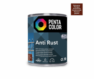 Emailová barva Pentacolor Anti Rust, pololesklá, 0,9 l, m...