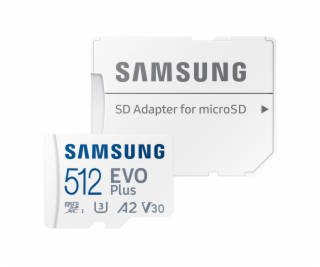 Samsung EVO Plus/micro SDXC/512GB/UHS-I U3 / Class 10/+ A...