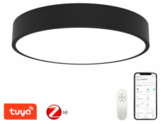 IMMAX NEO RONDATE SLIM SMART stropní svítidlo 80 x 7cm 65W černé Zigbee 3.0, TUYA