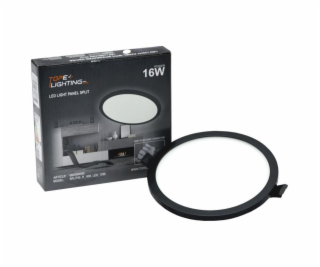 Vestavěná lampa ope Split, 22W, 3000°K, LED, černá