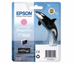 Epson T7606 Ink Cartridge Vivid Light Magenta