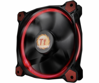 Thermaltake Ventilator 140mm Riing 14 LED cervena