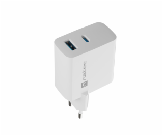 Univerzální USB nabíječka Natec RIBERA GaN 45W, 1X USB-A,...