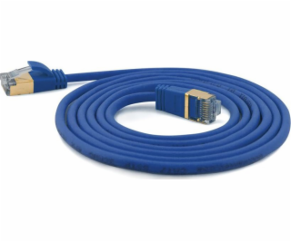 Wantec Patchkabel SSTP CAT7 Ste. CAT6a d=4mm 25,00m modrá