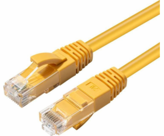 MicroConnect CAT6A UTP 1,5m žltá LSZH