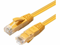 MicroConnect CAT6A UTP 1,5m žltá LSZH