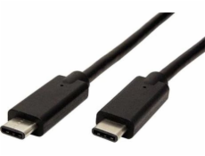 PREMIUMCORD USB-C kabel ( USB 3.1 generation 2, 3A, 10Gbit/s ) černý, 0,5m