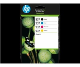 HP 937 CMYK Original Ink Cartridge 4-Pack