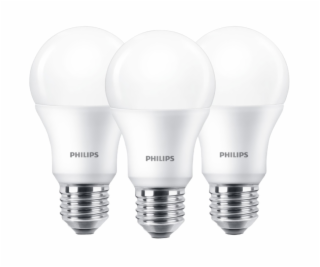 LED žárovka Philips E27 10W 2700K 230V A60  SET3ks  P775544