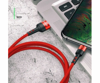 Usams USB-A – Lightning kabel 1 m červený (63759-uniw)