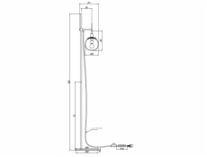 Toršeras Maytoni Erich MOD221-FL-01-G, 40 W, E14