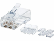 Intellinet Network Solutions Modulární zástrčka RJ45 8P8C Cat6 UTP pro drátěnou nádobu 80 ks (790536)