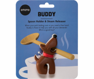 OTOTO Buddy Brown Spoon Holder & Steam Releaser