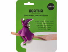 OTOTO Agatha Purple Spoon Holder & Steam Releaser