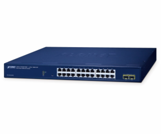 Planet GS-2210-24T2S WEBsmart L2 switch, 24x1Gb, 2x1Gb SF...