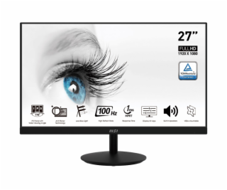 MSI Pro/MP271A/27 /IPS/FHD/100Hz/1ms/Black/2R