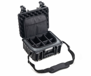 B&W Outdoor Case 3000 schwarz mit Fototasche