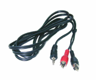 Laidas BLOW 3.5mm M, 2xRCA M, 1.2m, juodas 91-297