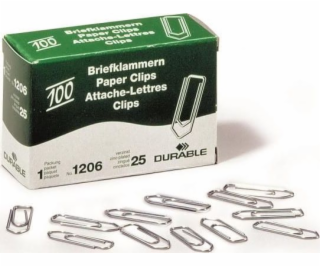 Odolné DURABLE Briefklammern 26mm verzenkt 100 Stück