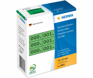 Herma Samolepící etikety 10 x 22 mm / 1000 kusů (4805)