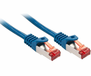 Lindy Patchcord, Cat.6, S/FTP, 0,3 m, modrý (47350)