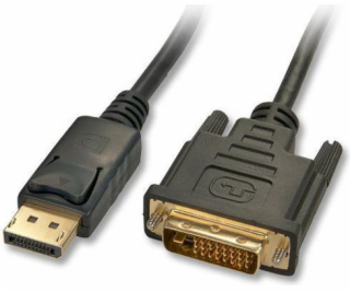 Lindy DisplayPort – kabel DVI-D 1m černý (41490)