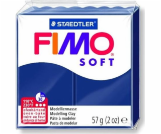 Fimo termosetová plastová hlína Soft tmavě modrá 57g