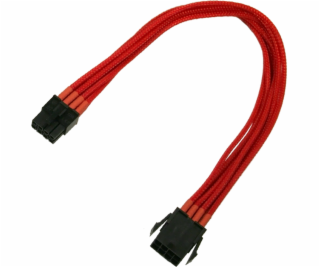 Nanoxia PCIe 8-pin - PCIe 8-pin, 0,3 m, červená (900300022)