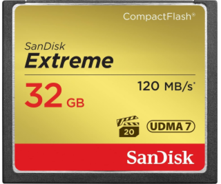 SanDisk Extreme Compact Flash karta 32 GB (SDCFXSB-032G-G46)