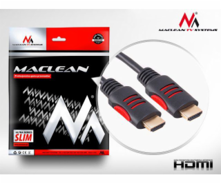 Maclean HDMI - HDMI kabel 5m červený (MCTV-814)