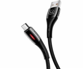 Usams USB-A - microUSB USB kabel 1,2 m černý (63821-uniw)