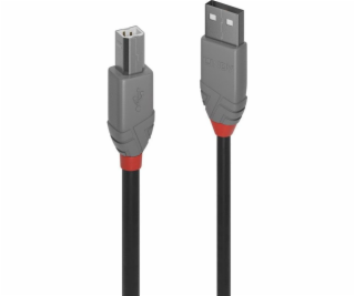 Lindy USB-A - USB-B USB kabel 5 m černý (36675)