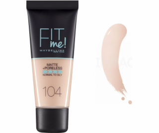 Maybelline Fit Me Liquid Foundation 104 Soft Ivory 30 ml