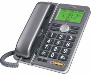 Pevný telefon Dartel LJ-240 šedý