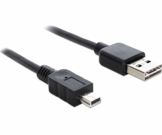 Delock USB kabel USB-A - miniUSB 5 m černý (83365)