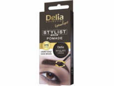 Delia Eyebrow Expert Pomáda na obočí Tmavě hnědá