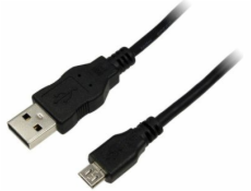 LogiLink USB-A - microUSB USB kabel 5 m černý (CU0060)